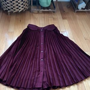 Scotch and soda pleated skirt